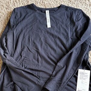 NWT lululemon athletica Love Modal fleece Dark Blue Long Sleeve Top